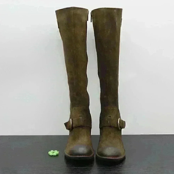 Born Natasha Women’s Distressed Brown Leather Tall - Picture 7 of 10